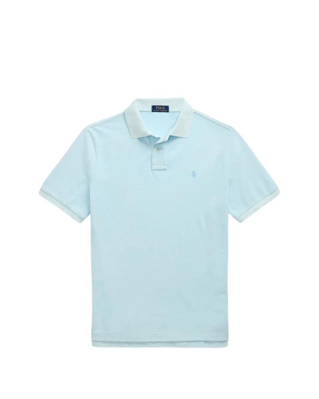 Polo Ralph Lauren Blue Logo-Embroidered Polo Shirt for men