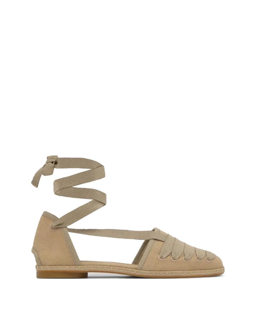 Castaner Natural Glen Tie-Fastening Espadrilles