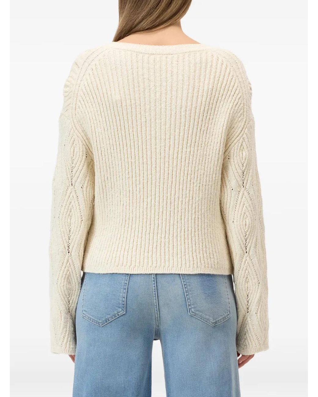 Closed White Crew-Neck Sweater