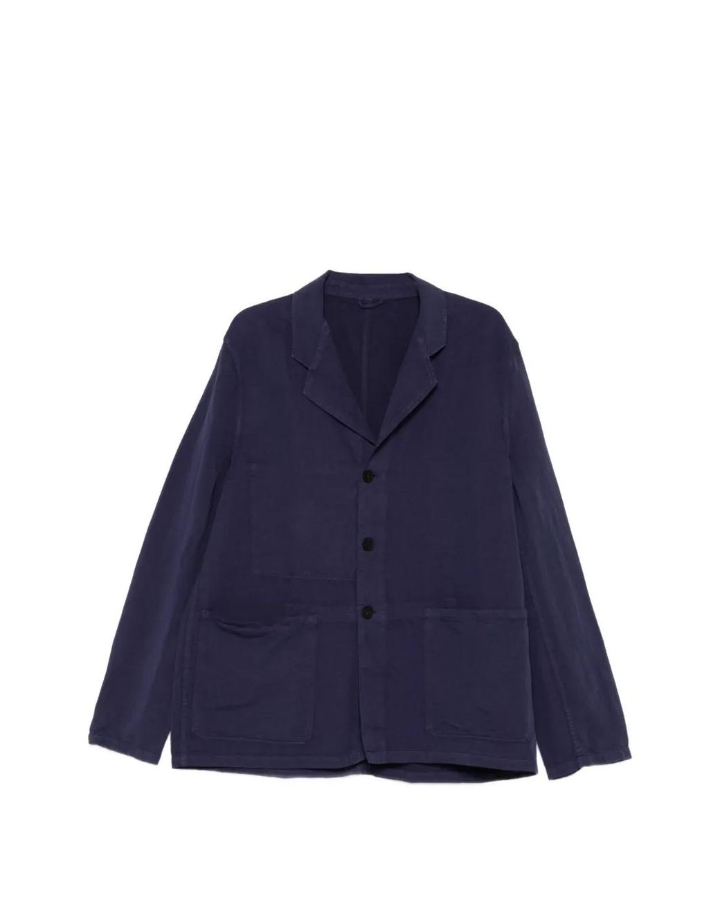 Studio Nicholson Blue Patch-Pocket Single-Breasted Jacket for men