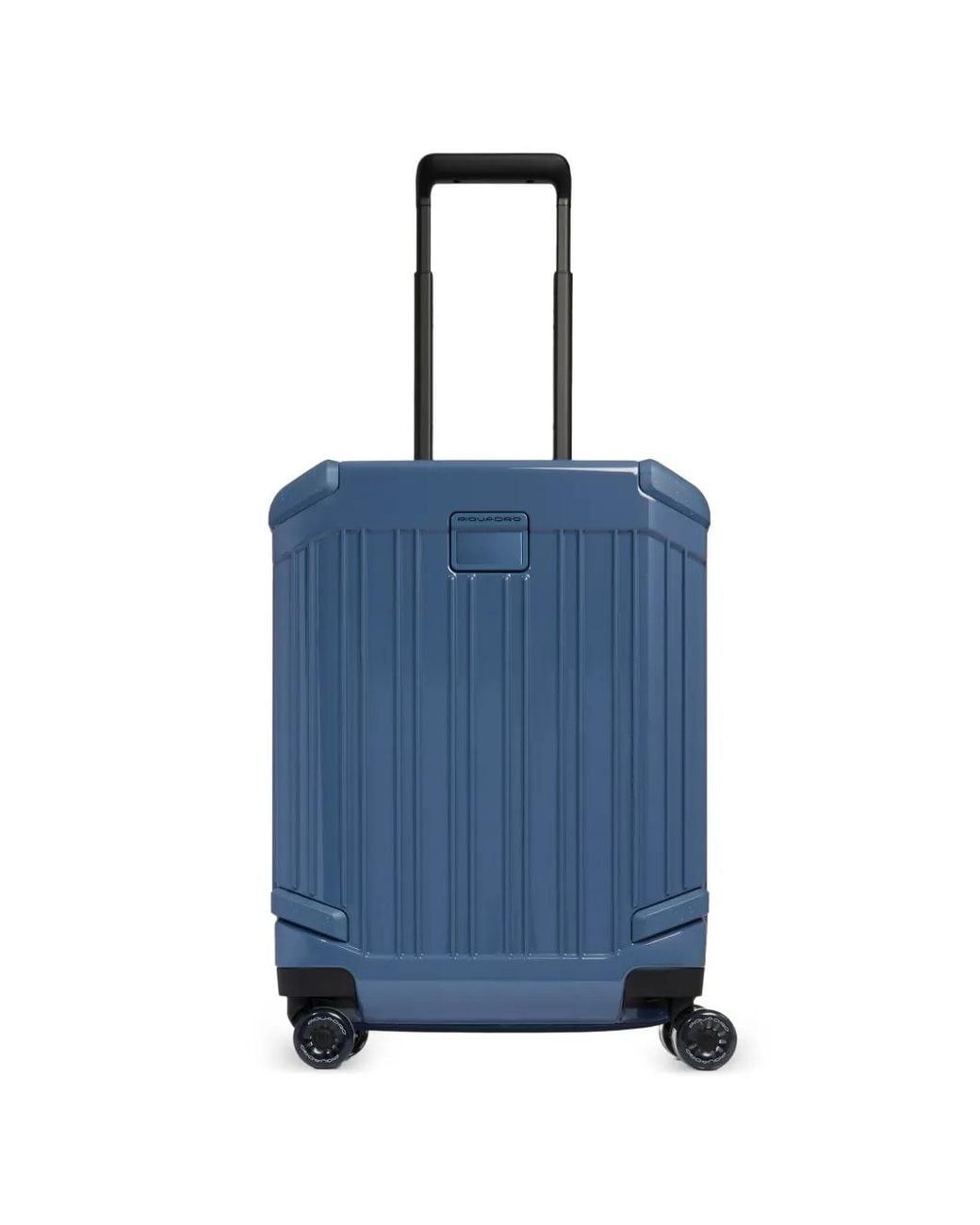 Piquadro Blue Four-Wheel Cabin Luggage