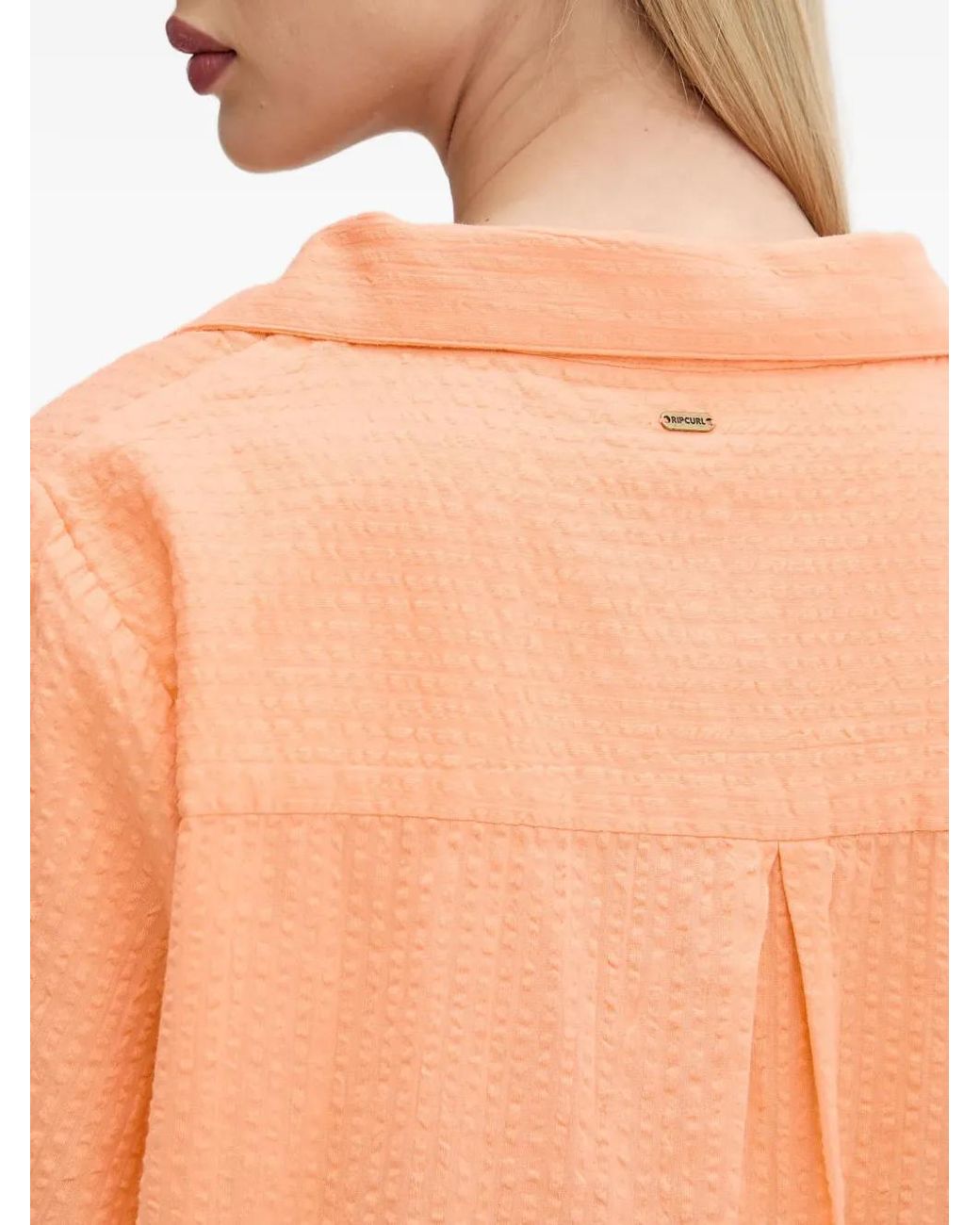 Rip Curl Orange Klassisches Hemd