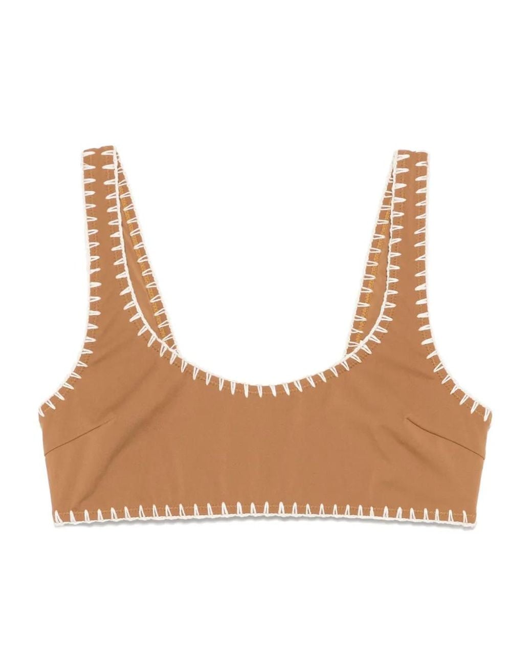 Nanushka Malti Bikinitop in het Brown