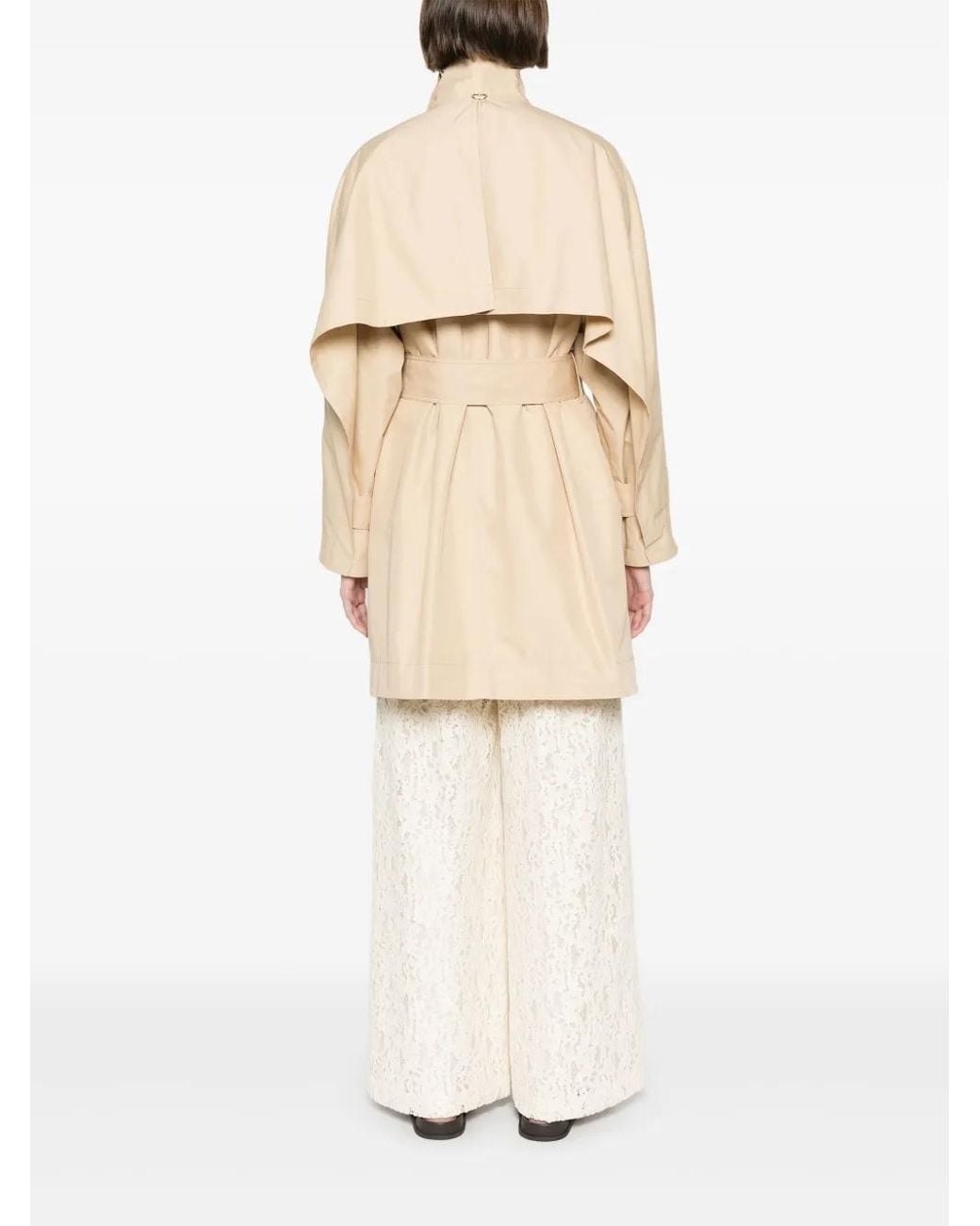 Twinset Natural Belted Coat