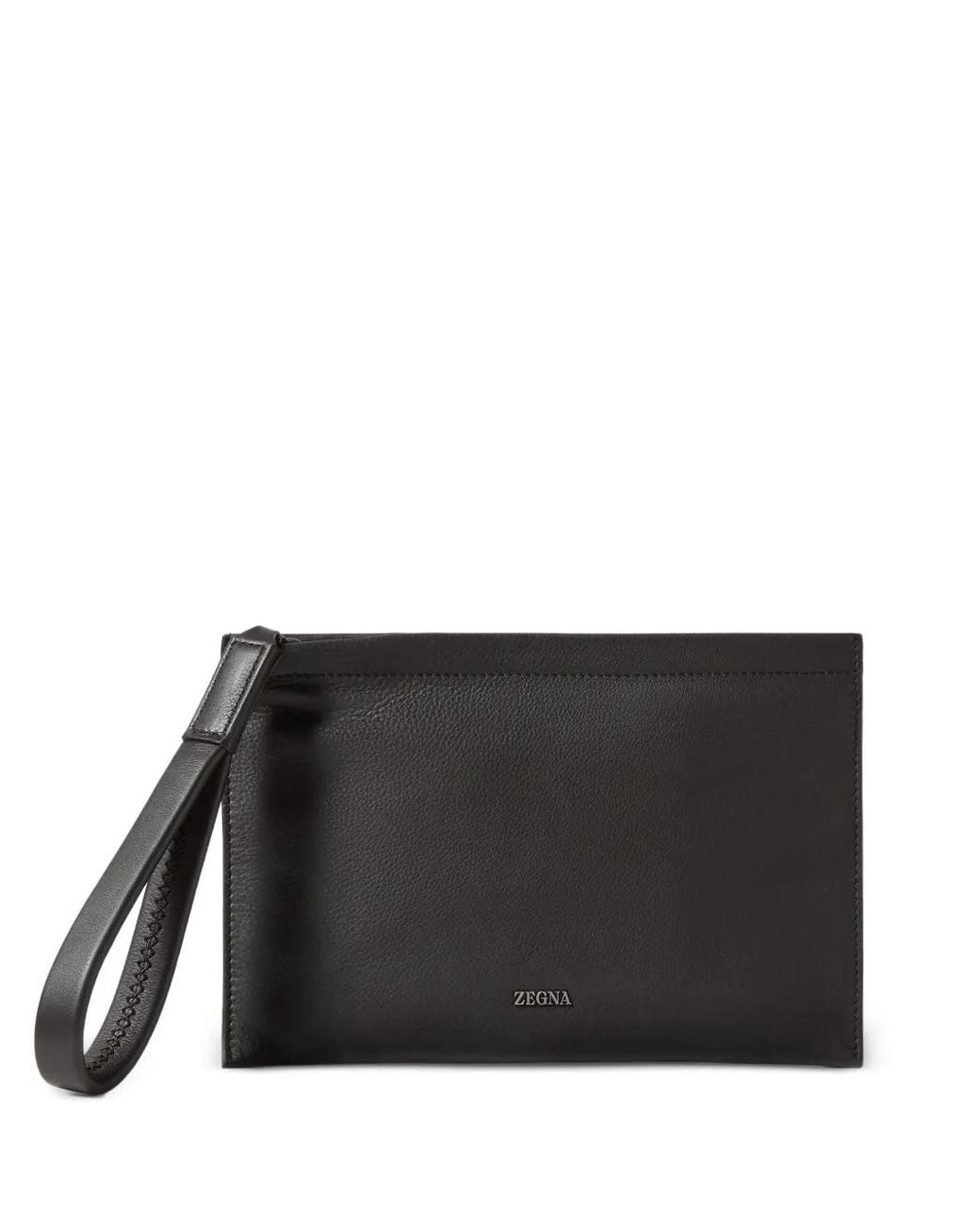 Zegna Black Mini Pochette Secondskin for men