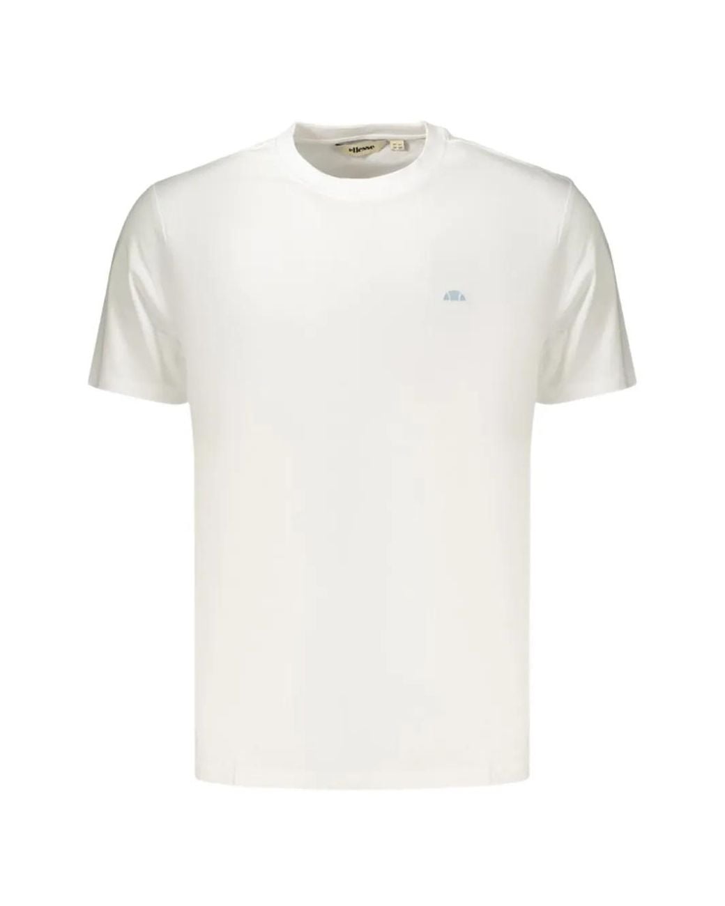 Ellesse White Logo-Print Cotton T-Shirt for men