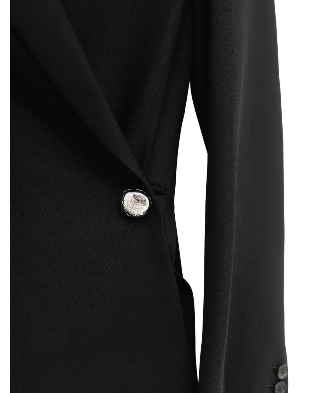 Loewe Black Draped Jacket
