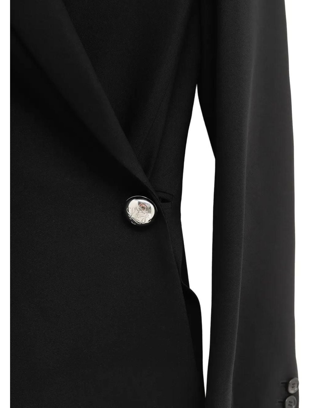 Loewe Black Draped Jacket