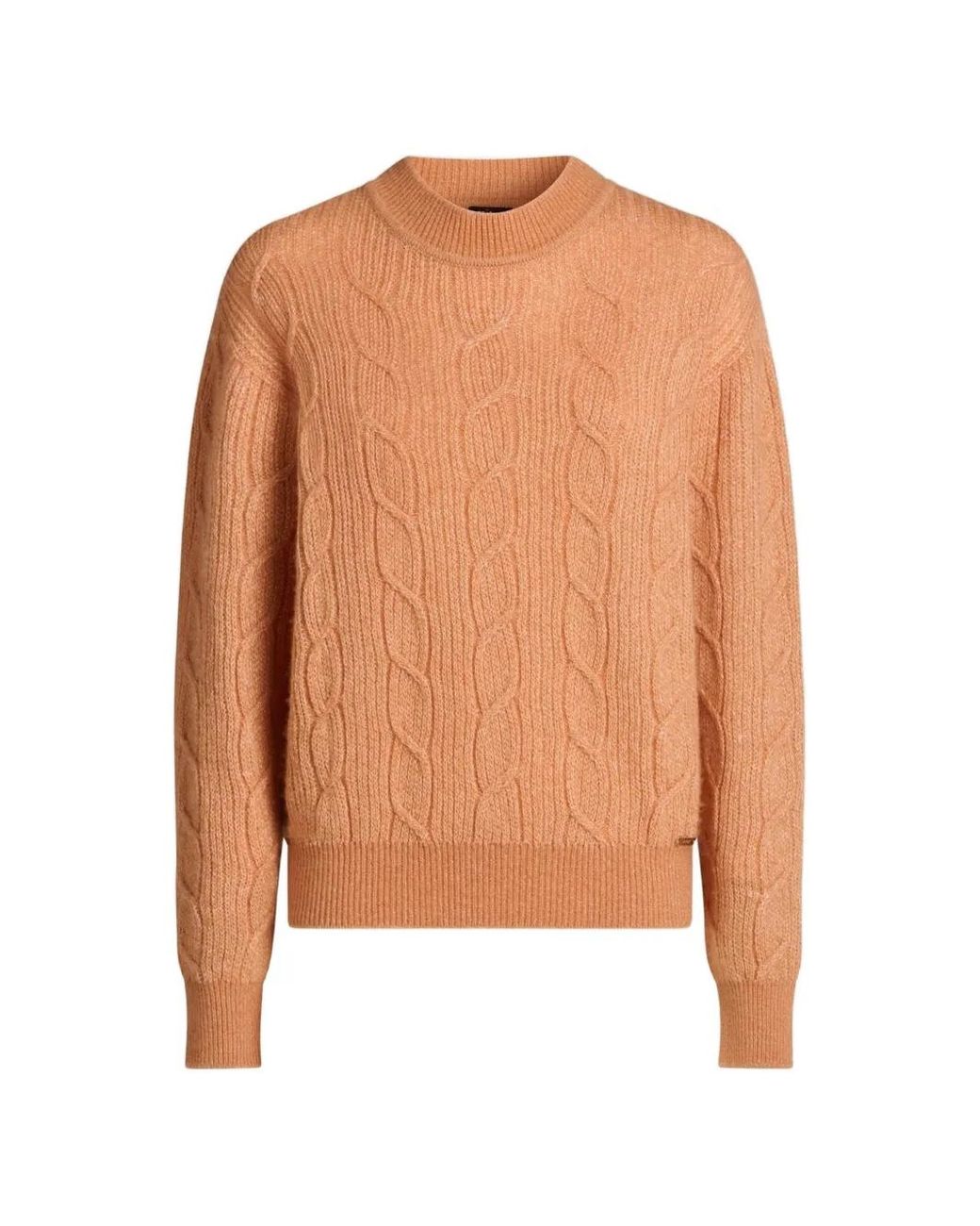 Kiton Multicolor Pullover Mit Zopfmuster