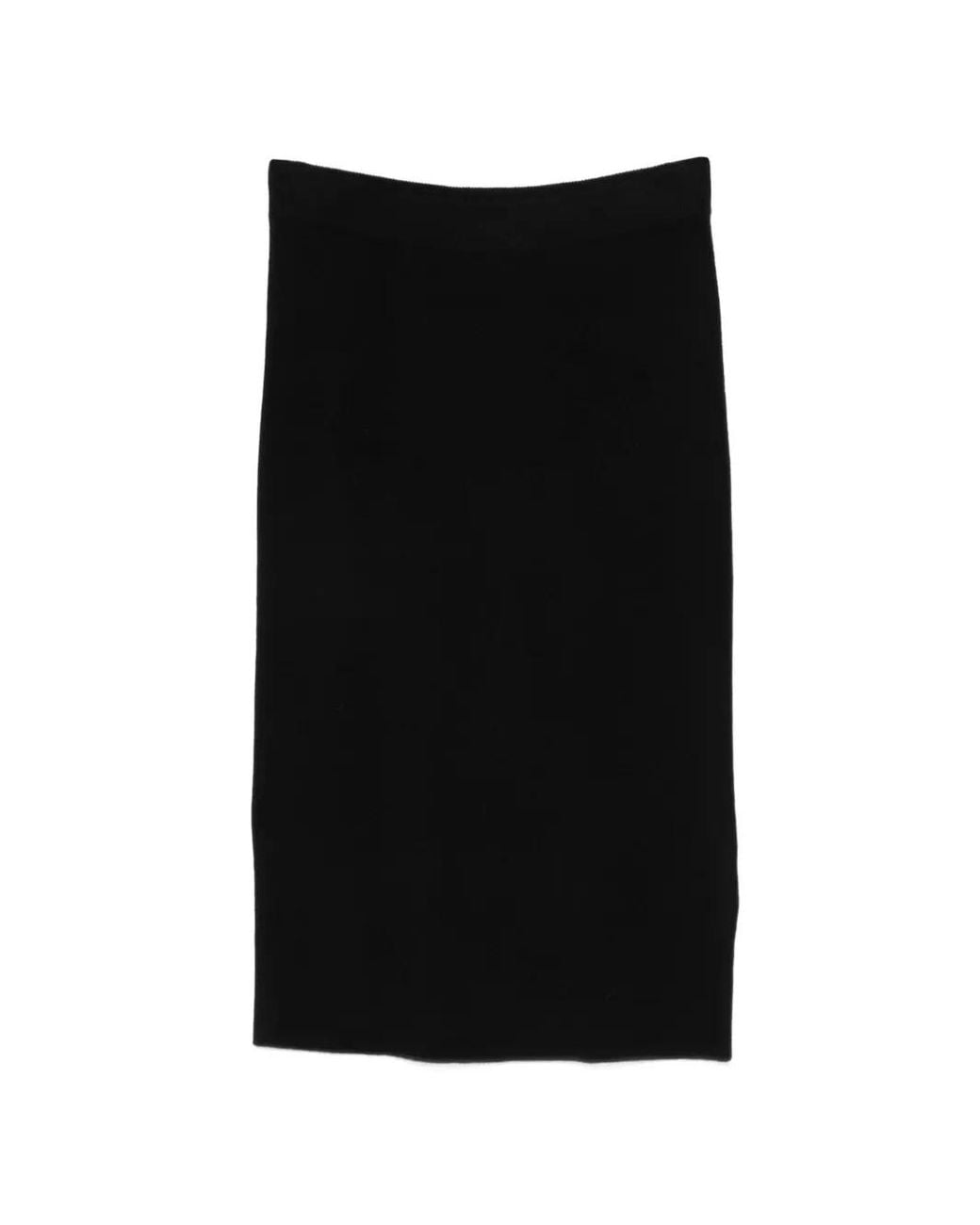 Marc O' Polo Black Fitted Midi Skirt