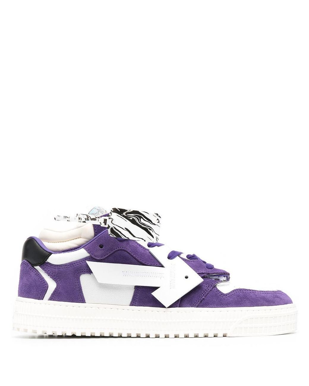 Off-White c/o Virgil Abloh Arrows-motif Low-top Sneakers in Purple for Men