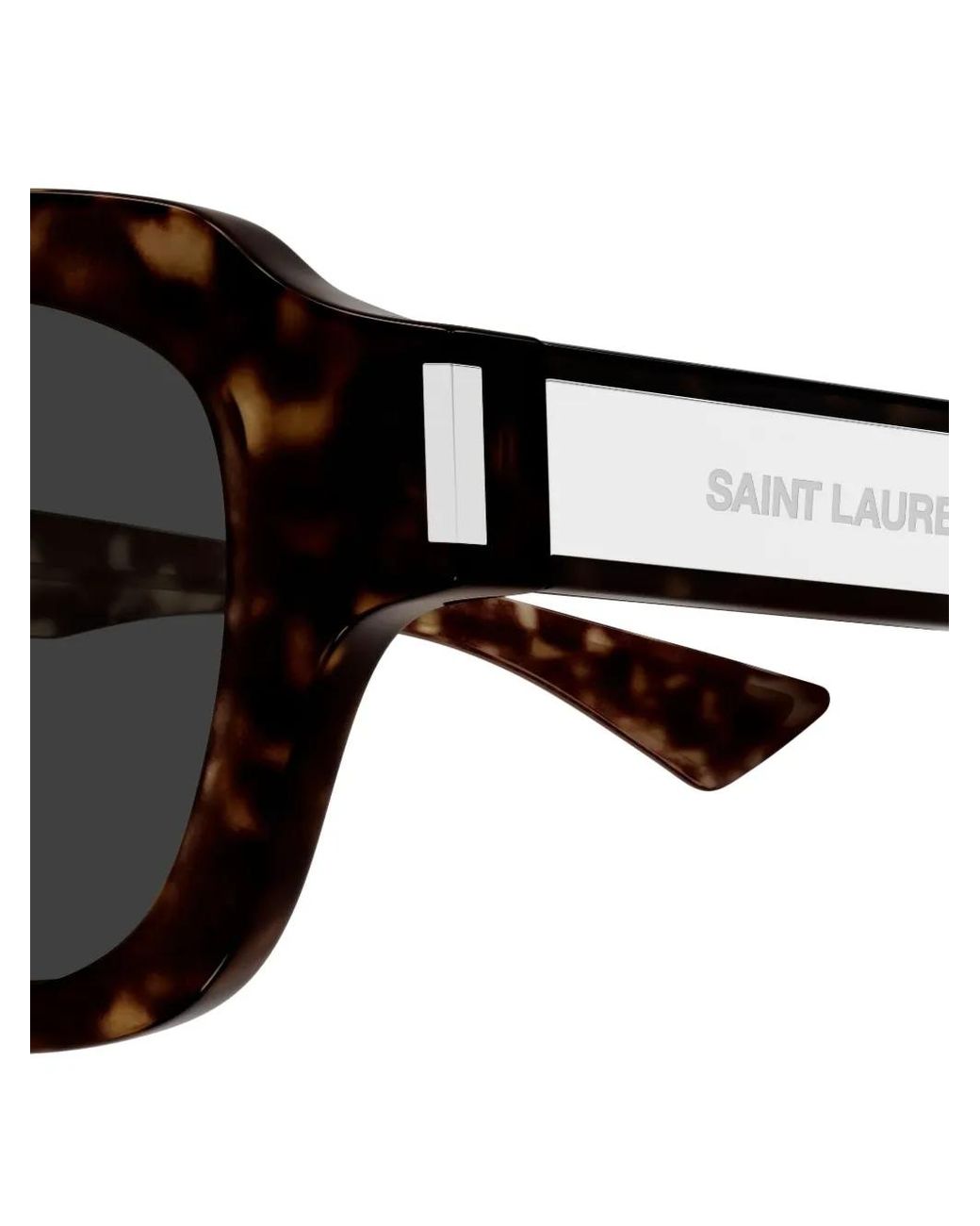 Saint Laurent Black Square-Frame Sunglasses