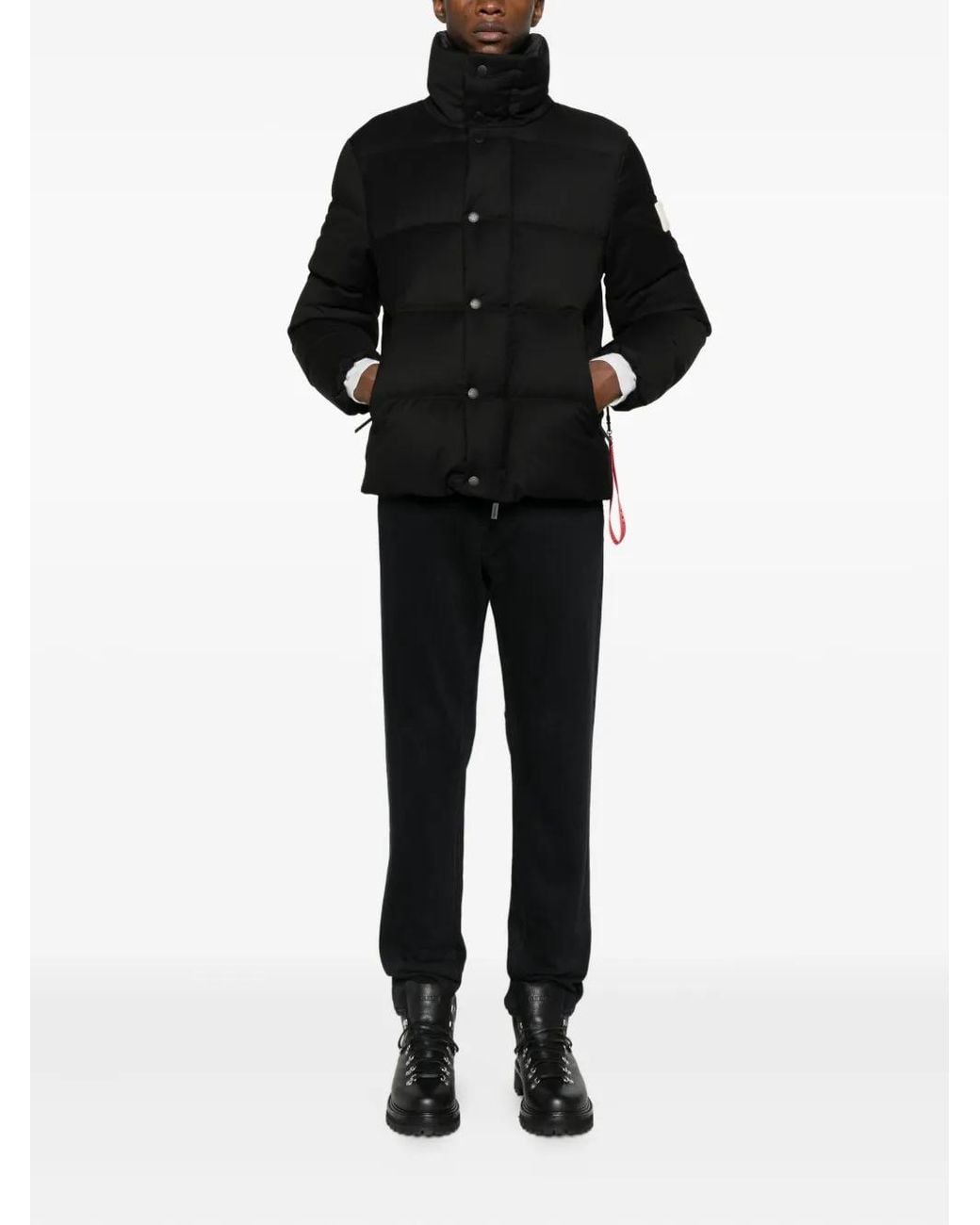 AFTER LABEL Black Chamonix Padded Jacket for men