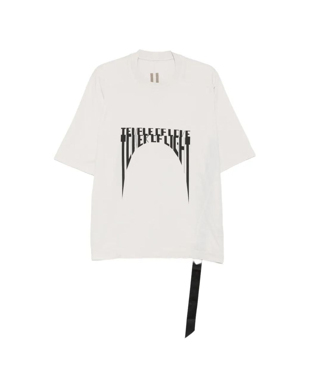 Rick Owens White Drkshdw Graphic Print T-Shirt for men