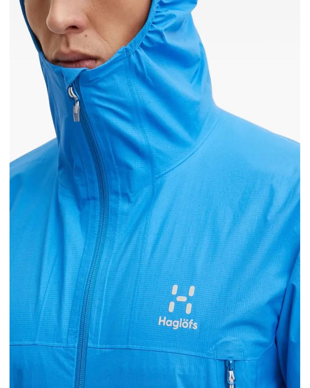 Haglöfs Blue Veste Zippée L.I.M À Capuche for men