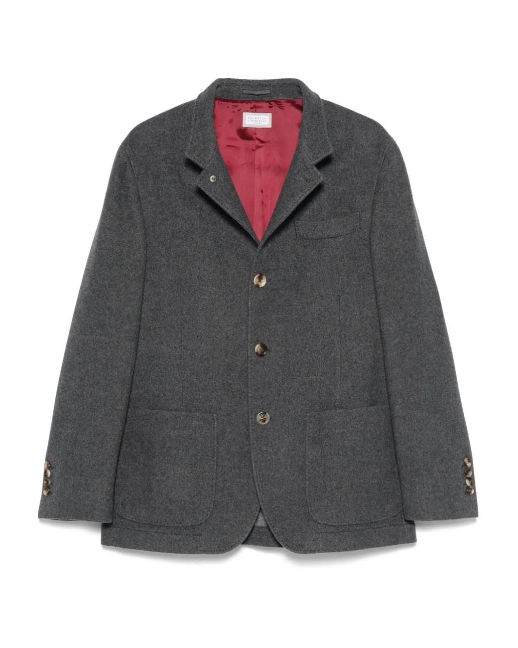 Brunello Cucinelli Kasjmier Jack in het Gray voor heren