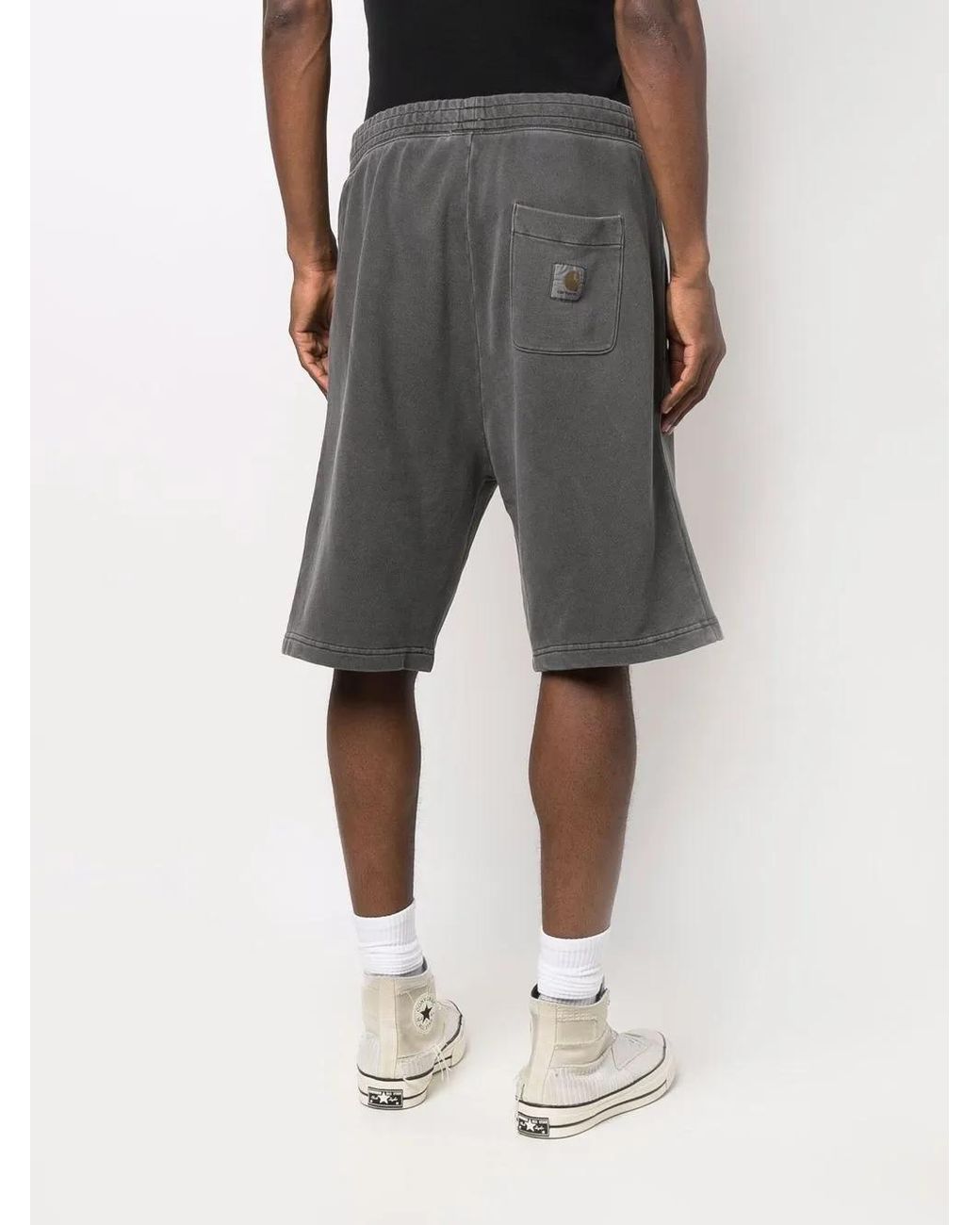 Carhartt Gray Sweat Shorts for men