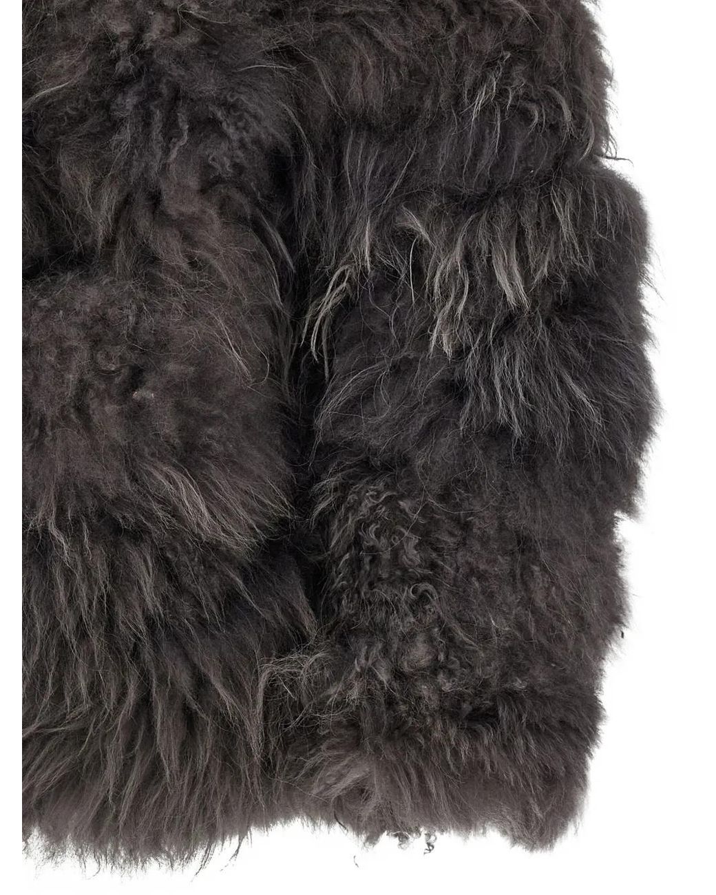 Simonetta Ravizza Gray Hooded Jacket
