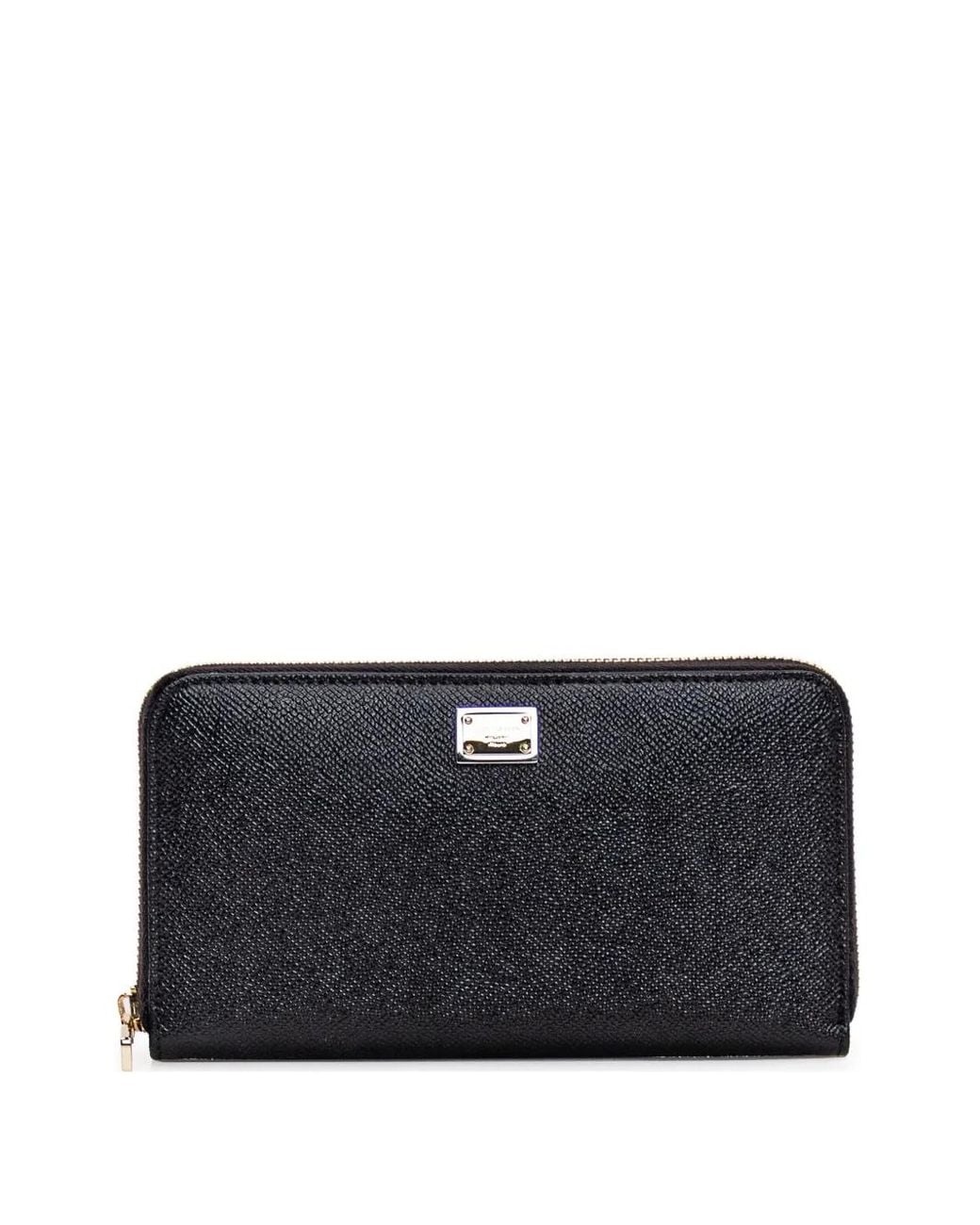 Dolce & Gabbana Black Calf Leather Wallet