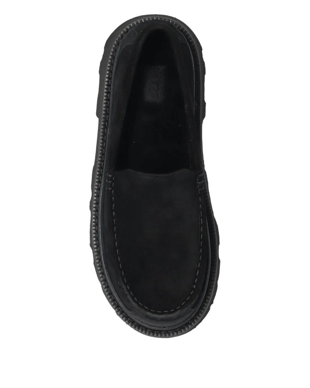 Ugg Black Ascot Suede Platform Loafers for men