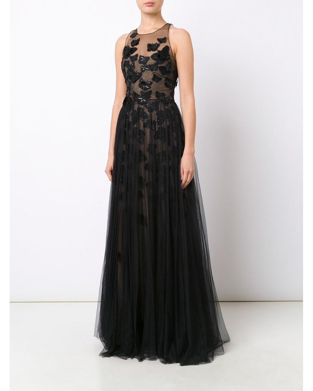 Marchesa notte butterfly best sale dress