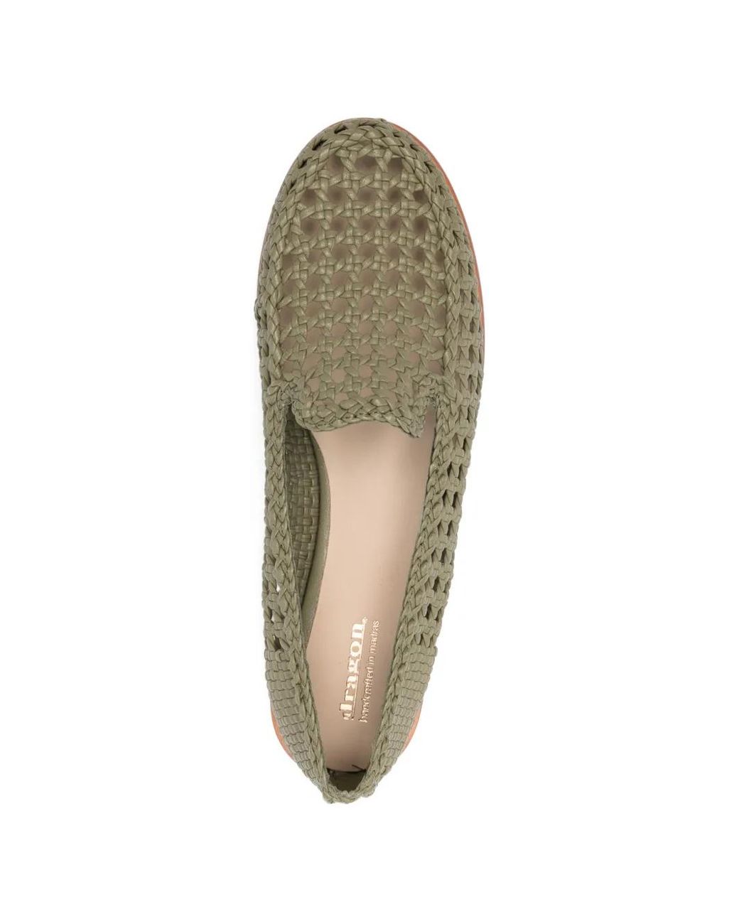 Dragon Diffusion Dolly Geweven Loafers in het Green