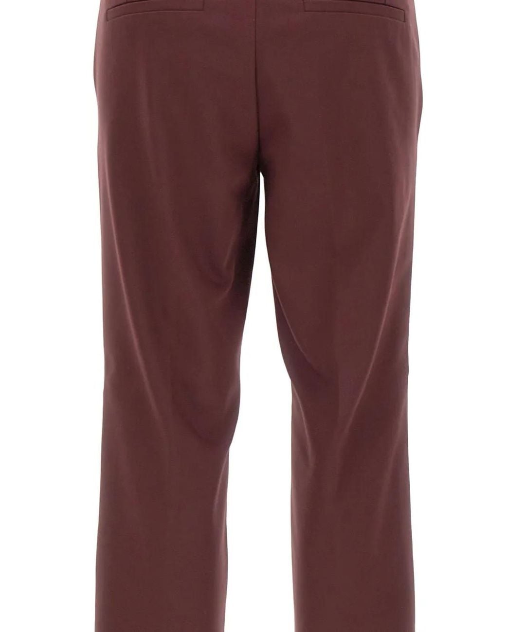 Marella Purple Side-Slit Trousers