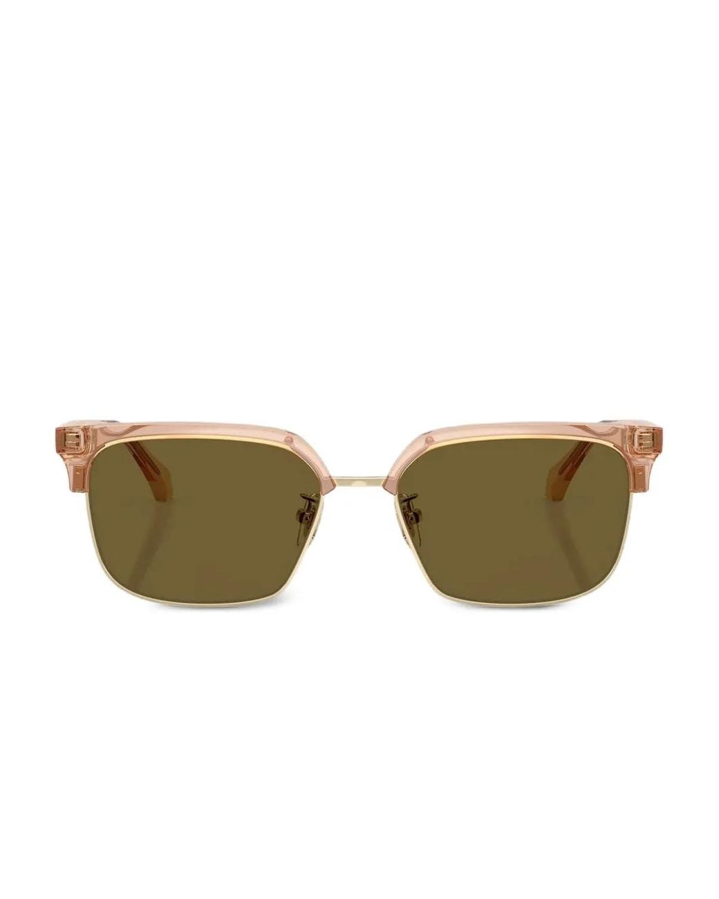 Versace Brown Square-Frame Acetate Sunglasses