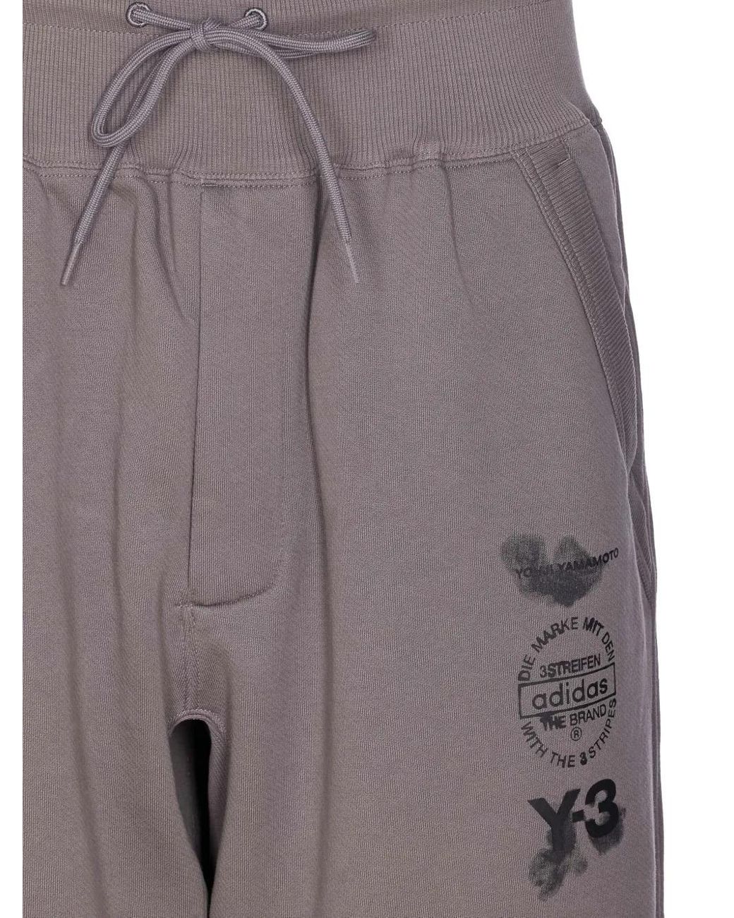 Y-3 Gray Y-3 Cuffed Track Pant for men
