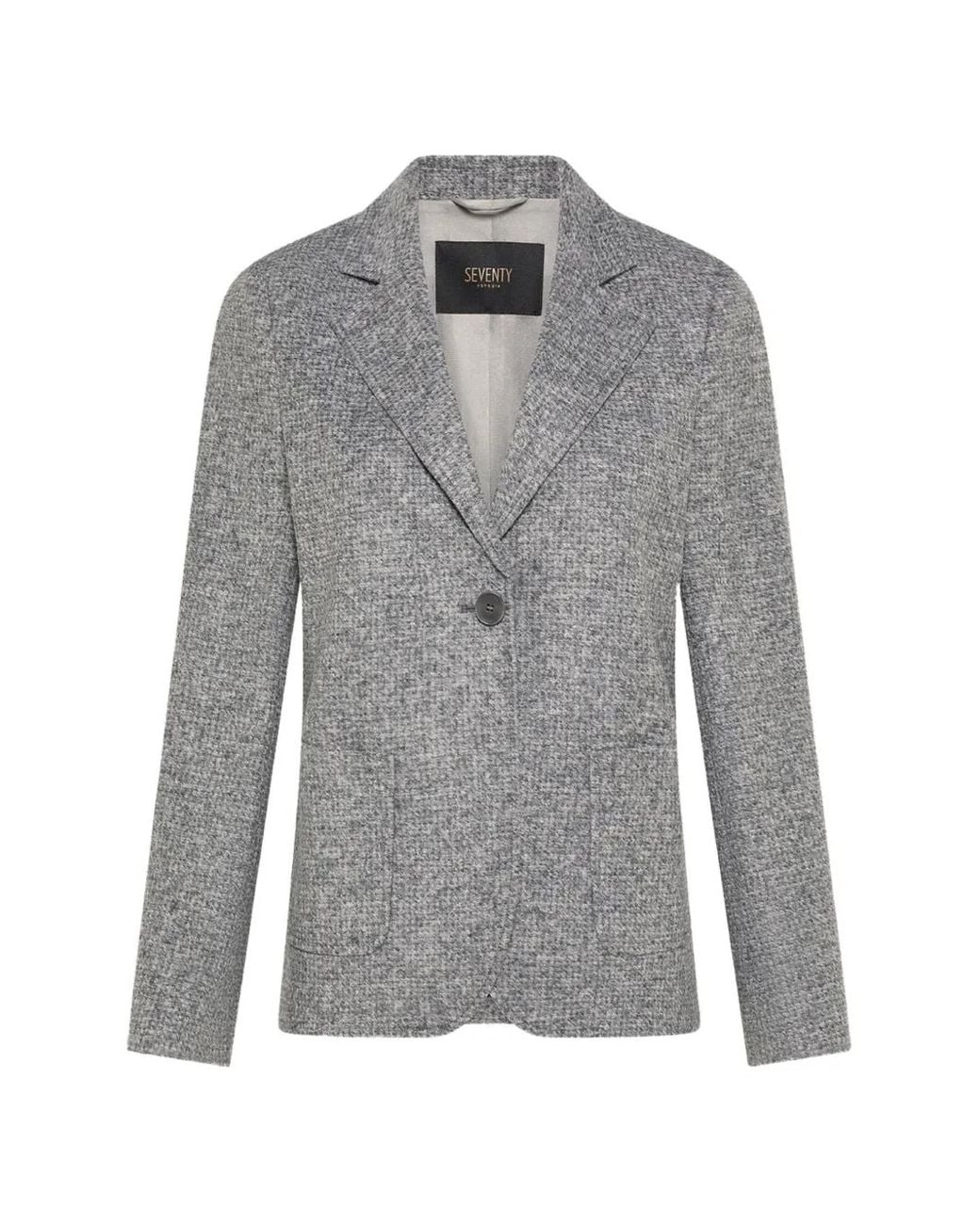 Blazer Con Botones Seventy de color Gray