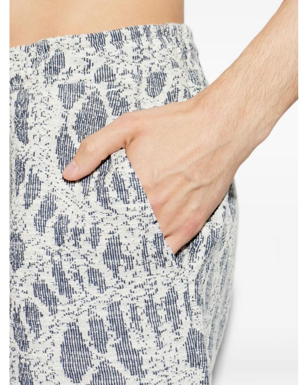 Short Sajabari À Motif En Jacquard Samsøe & Samsøe pour homme en coloris Gray
