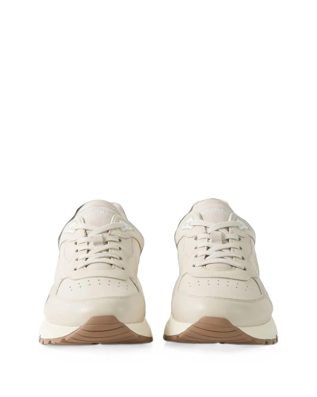 Bogner White Baltimore Panelled Leather Sneakers for men