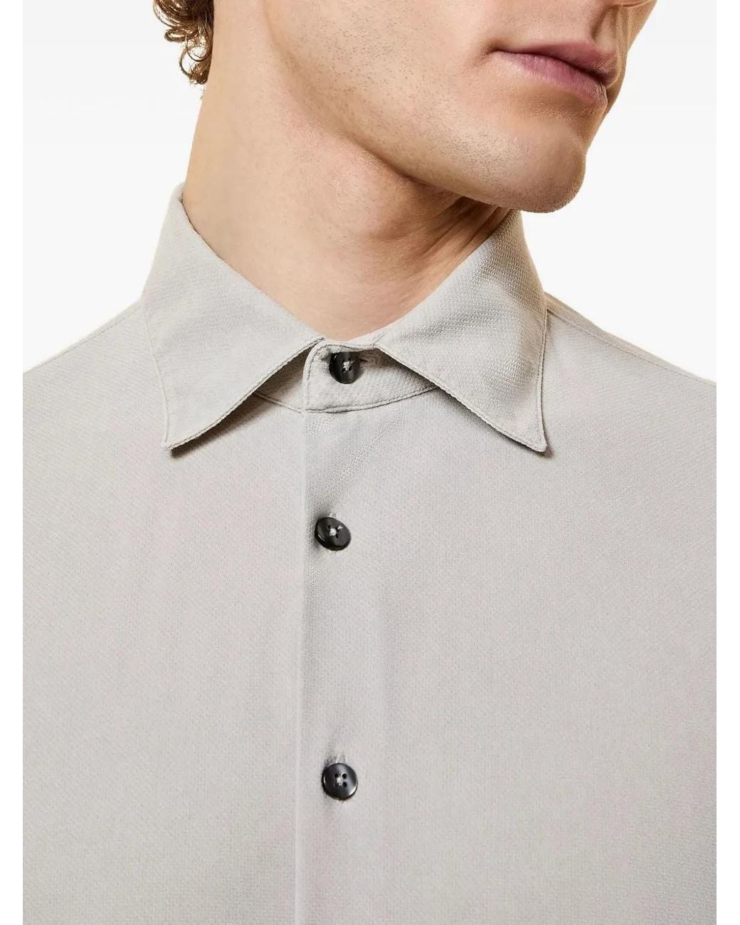 Camisa Techno Wash Rrd de hombre de color White