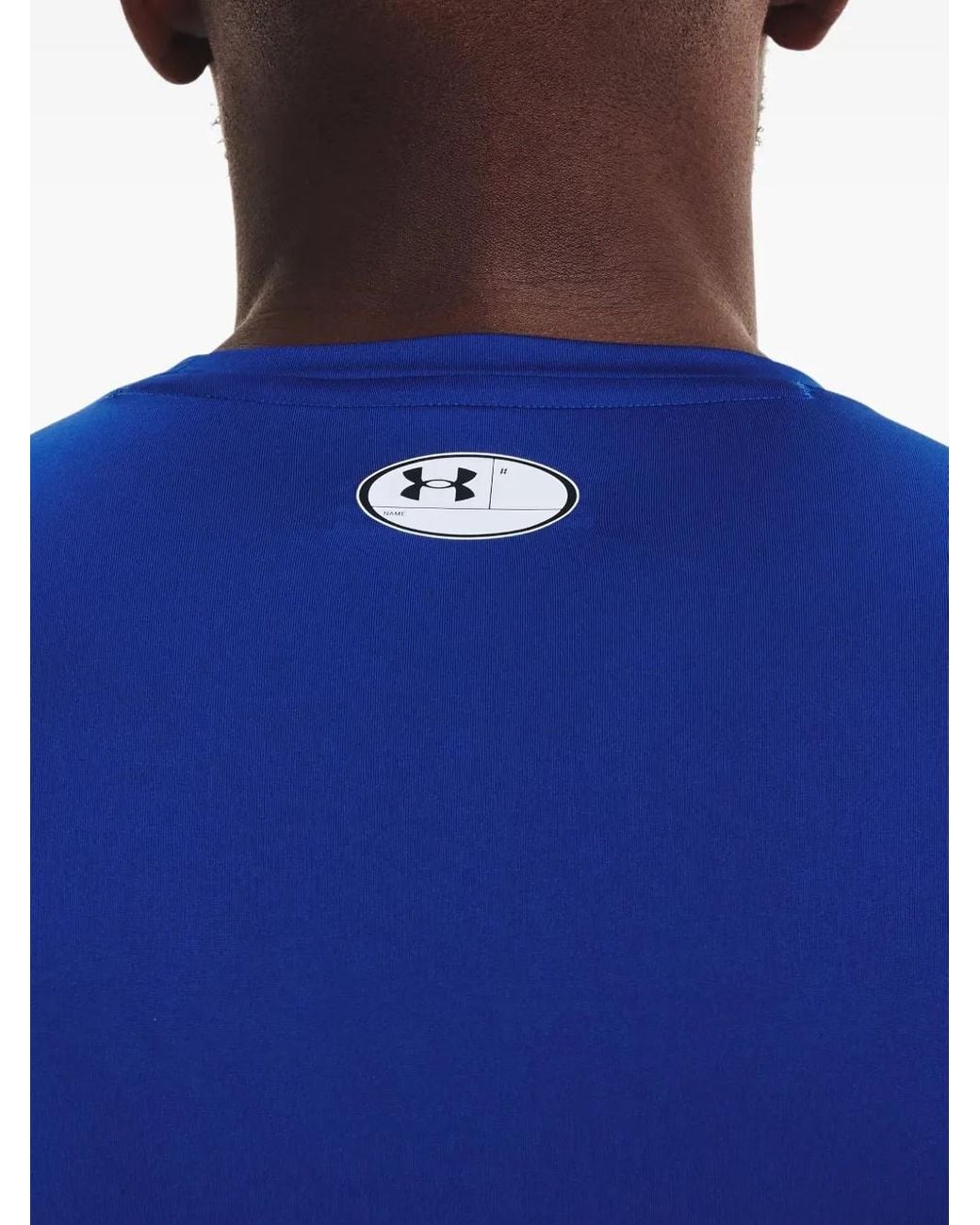 Under Armour Blue Logo-Print T-Shirt for men