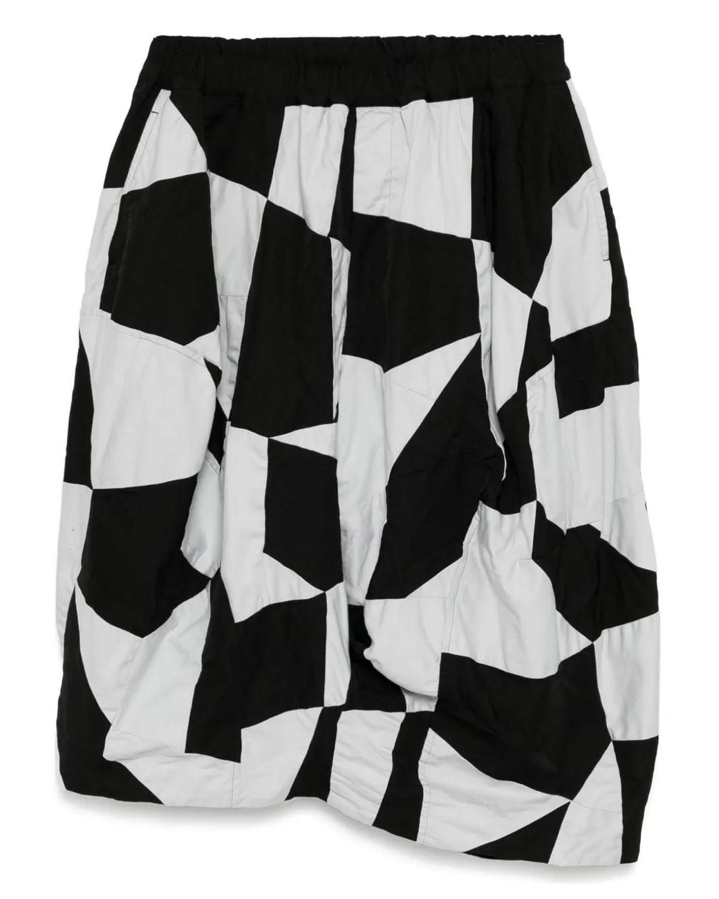 COMME DES GARÇON BLACK Black Patchwork Trousers