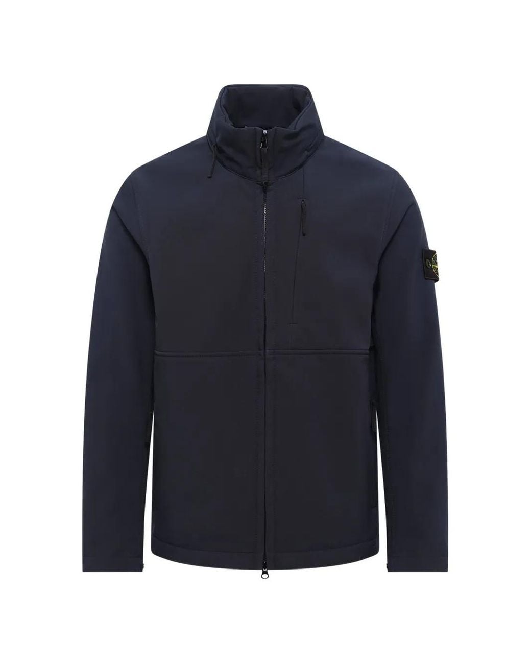 Stone Island Blue Q100005 Soft Shell-R_E.Dye Technology Jacket for men