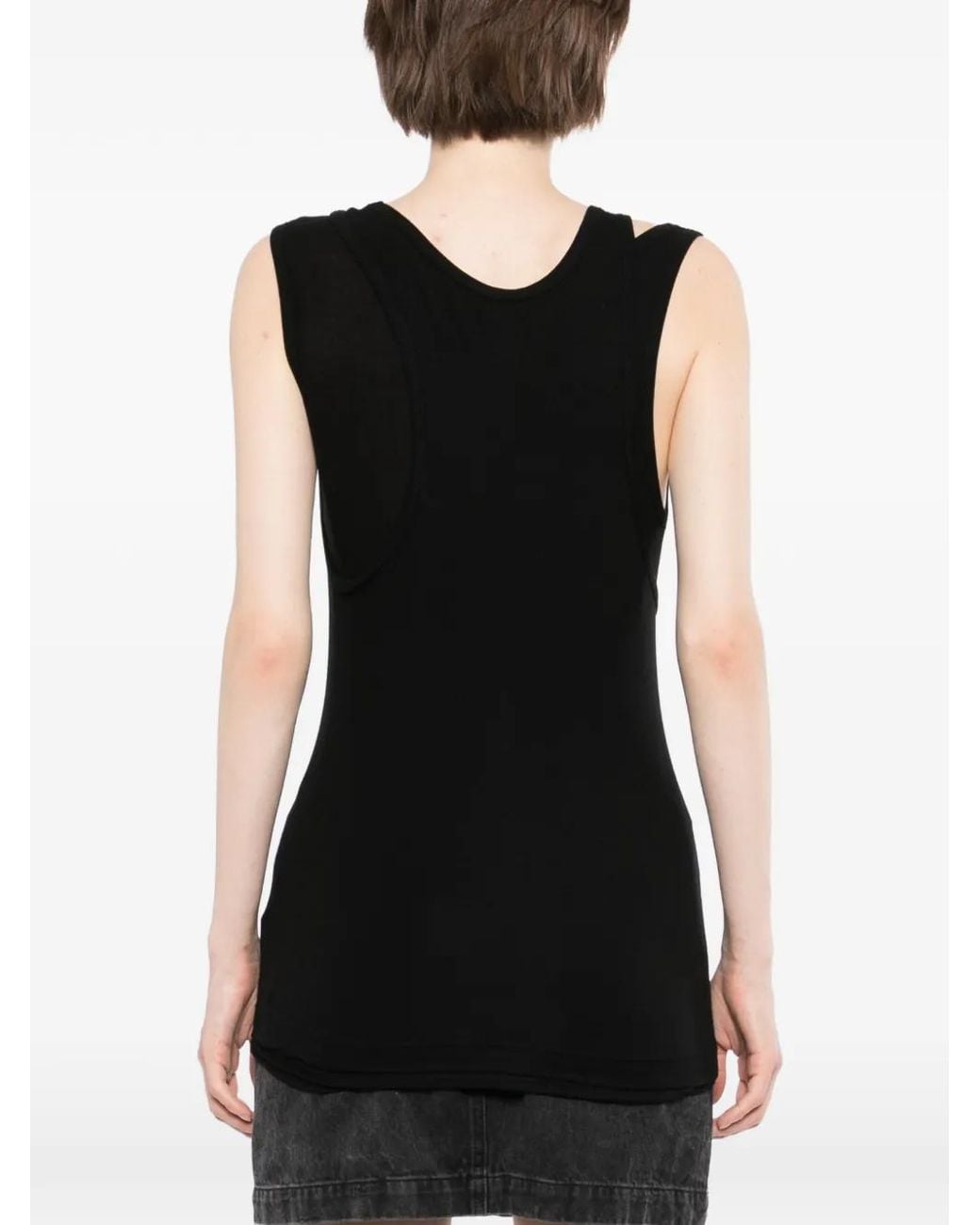 Agolde Black Finch Tank Top