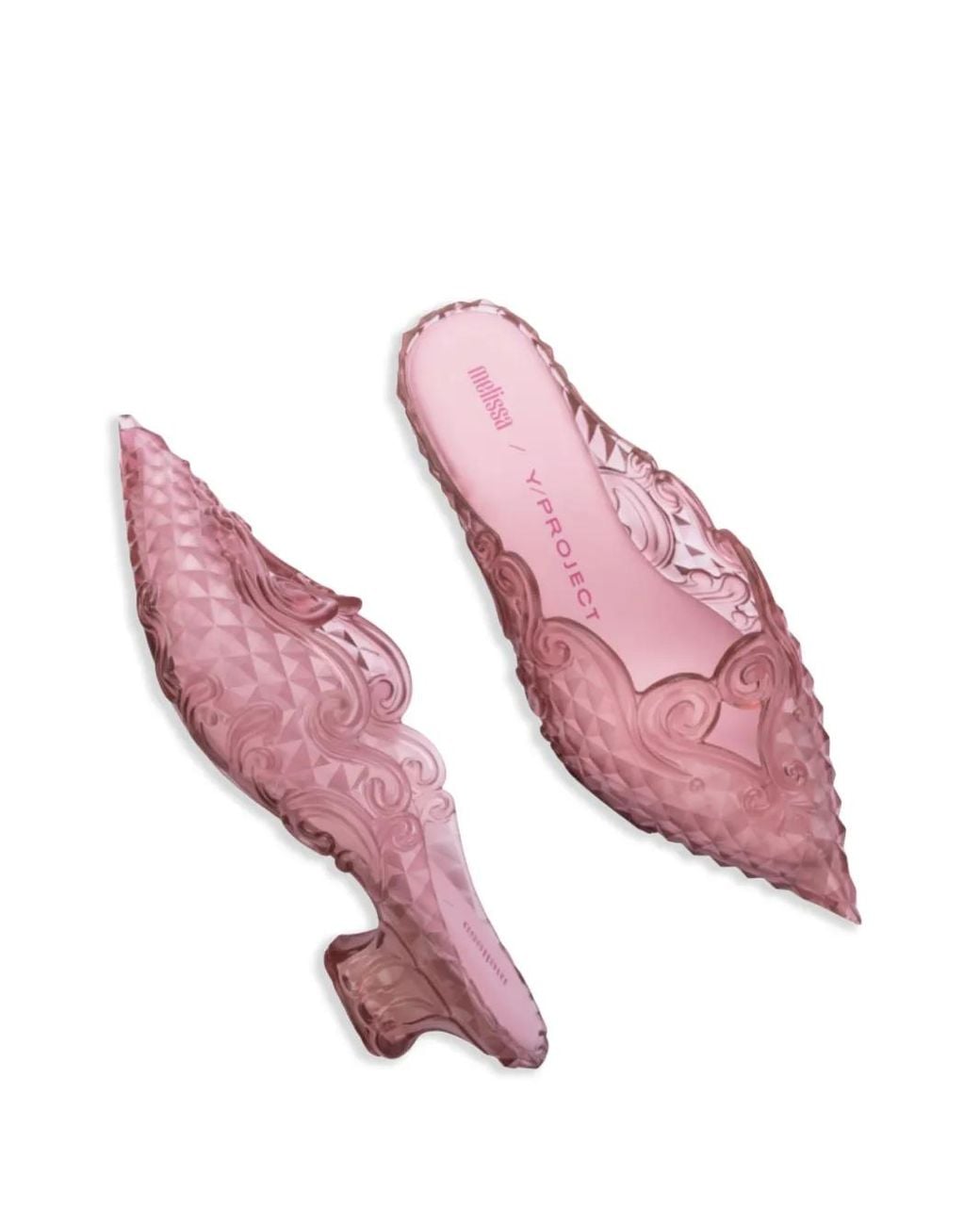 Y. Project X Melissa 40Mm Court Mules in Pink | Lyst UK