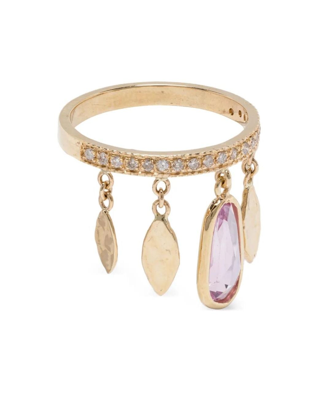 Jacquie Aiche White 14Ct- Sapphire Ring