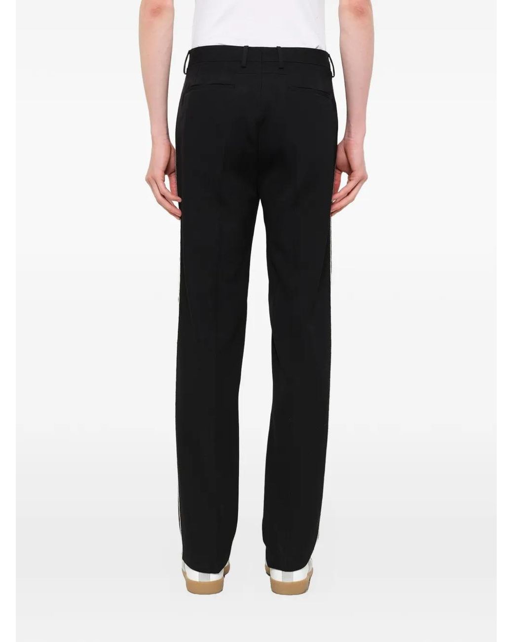 Givenchy Black Side-Zip Tailored Trousers for men