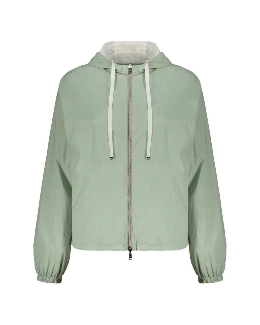 Herno Green Reversible Hooded Jacket