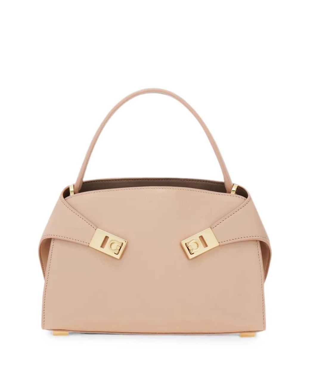 Ferragamo Natural Hug Soft Bicolor Handbag Xs