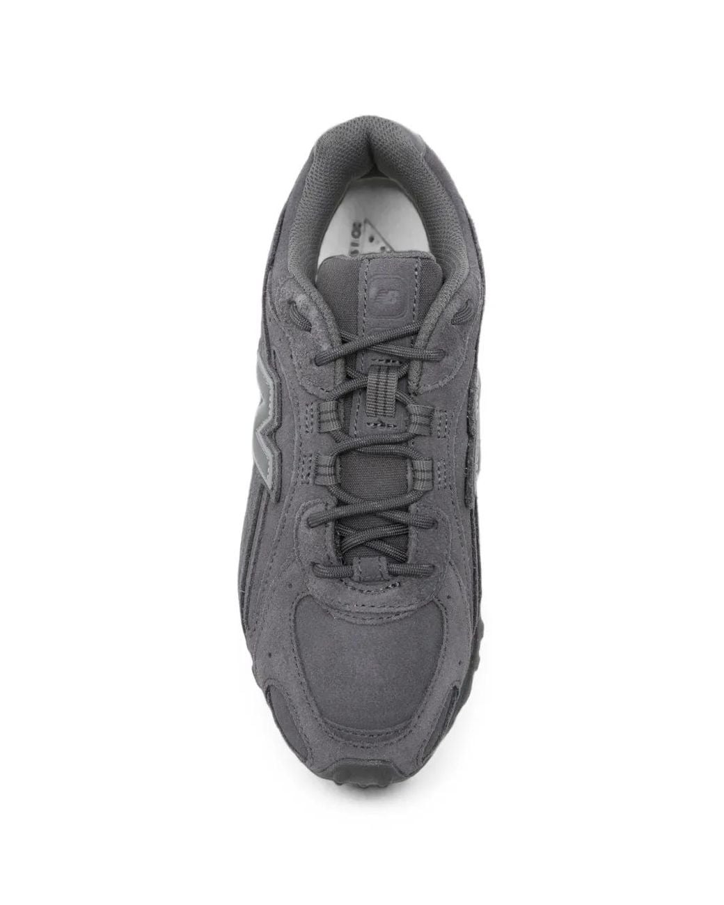 New Balance Gray 204L Logo-Patch Sneakers