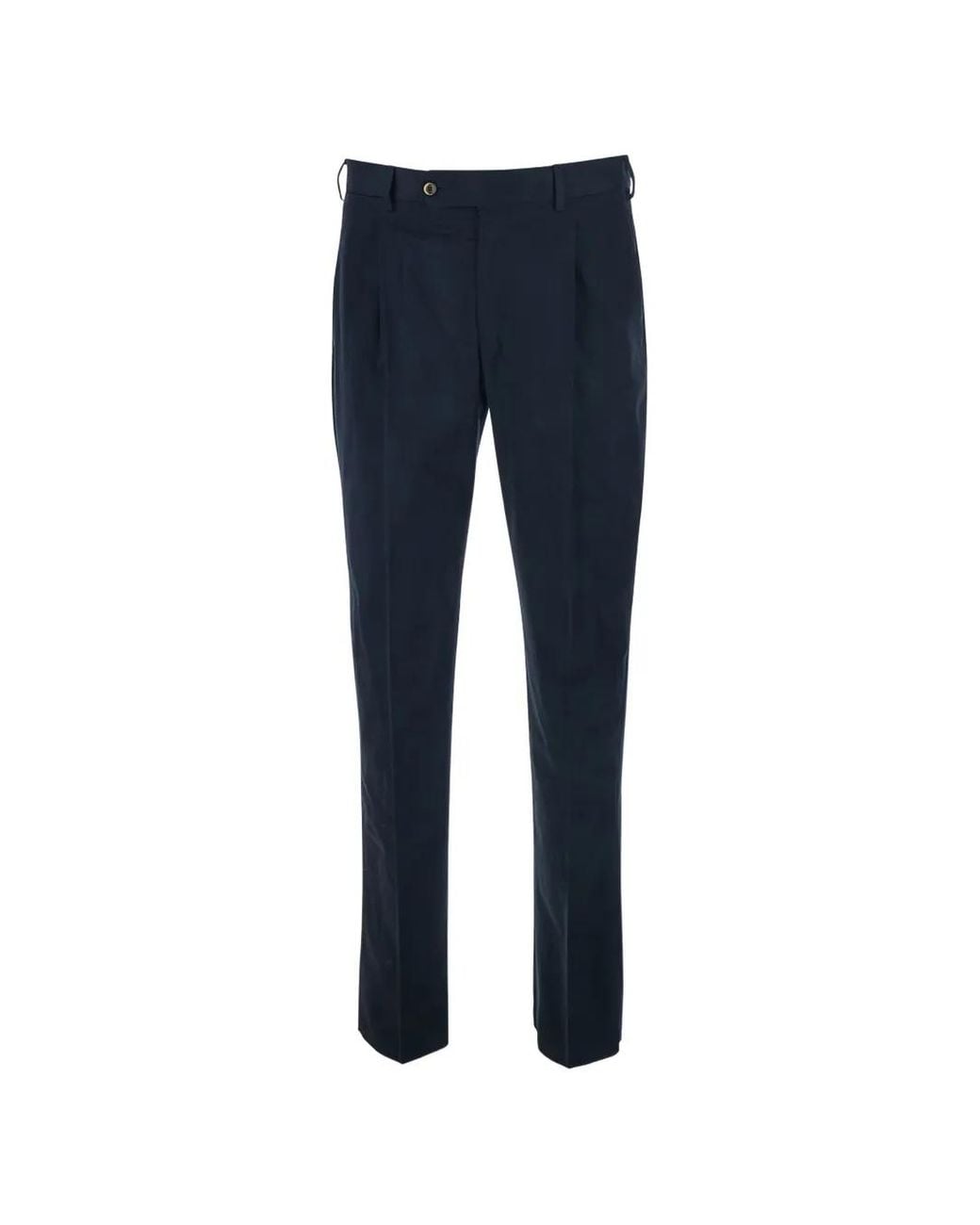 PT Torino Blue Sartorial Pleated Trousers for men