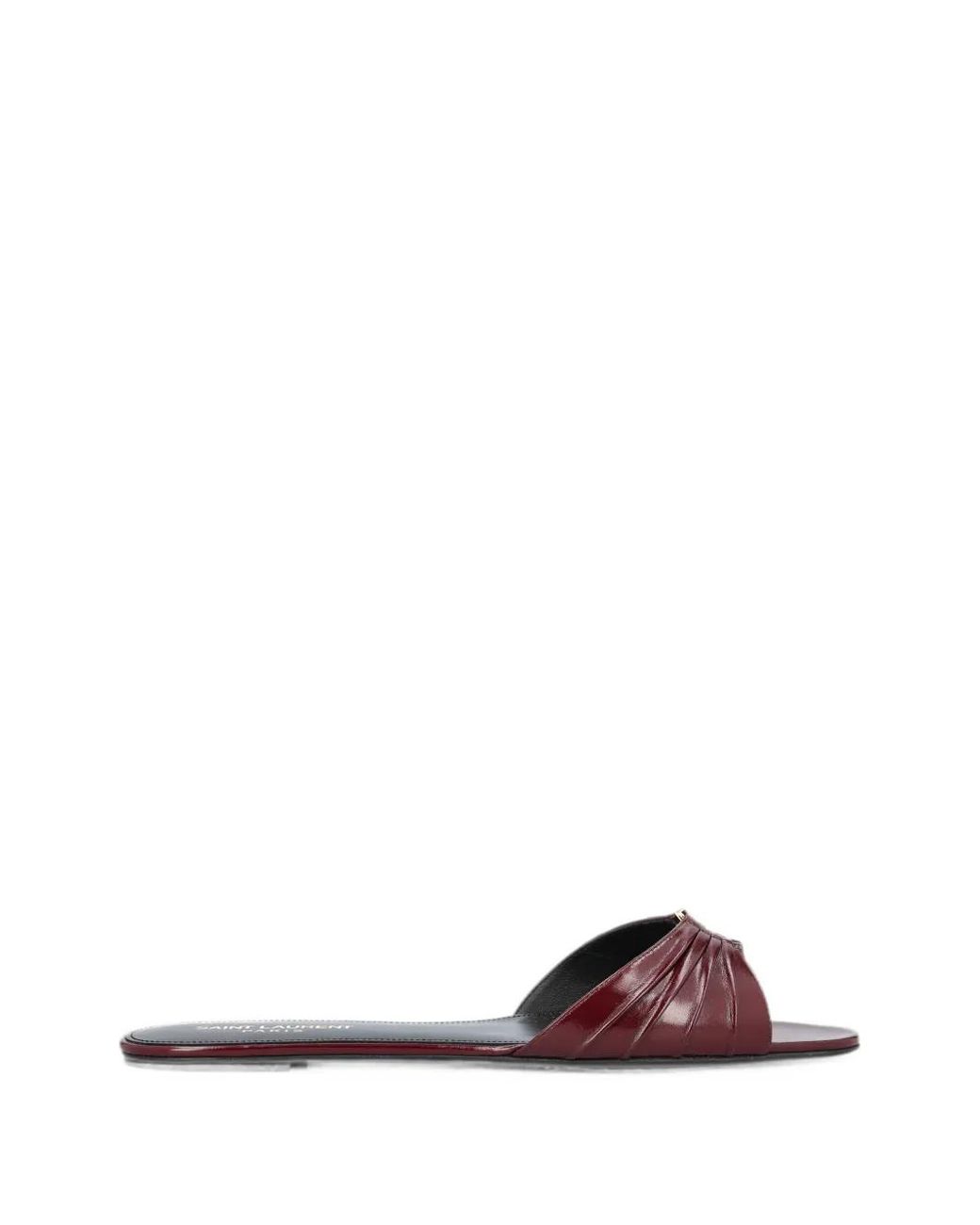 Saint Laurent Red Babylone Slides