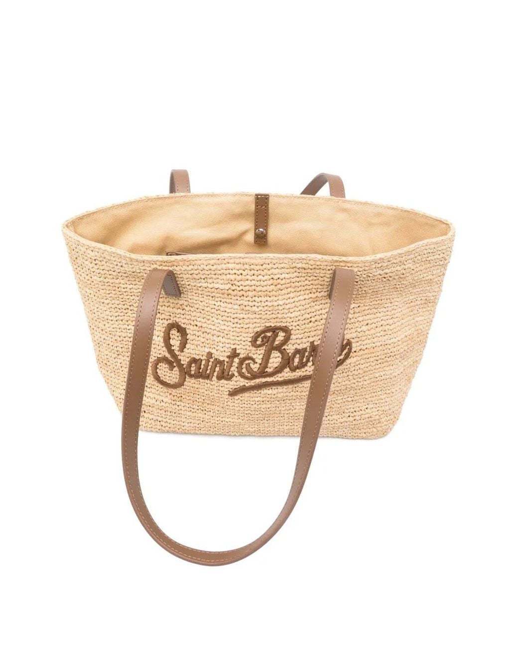 Mc2 Saint Barth Natural Raffia Shoulder Bag