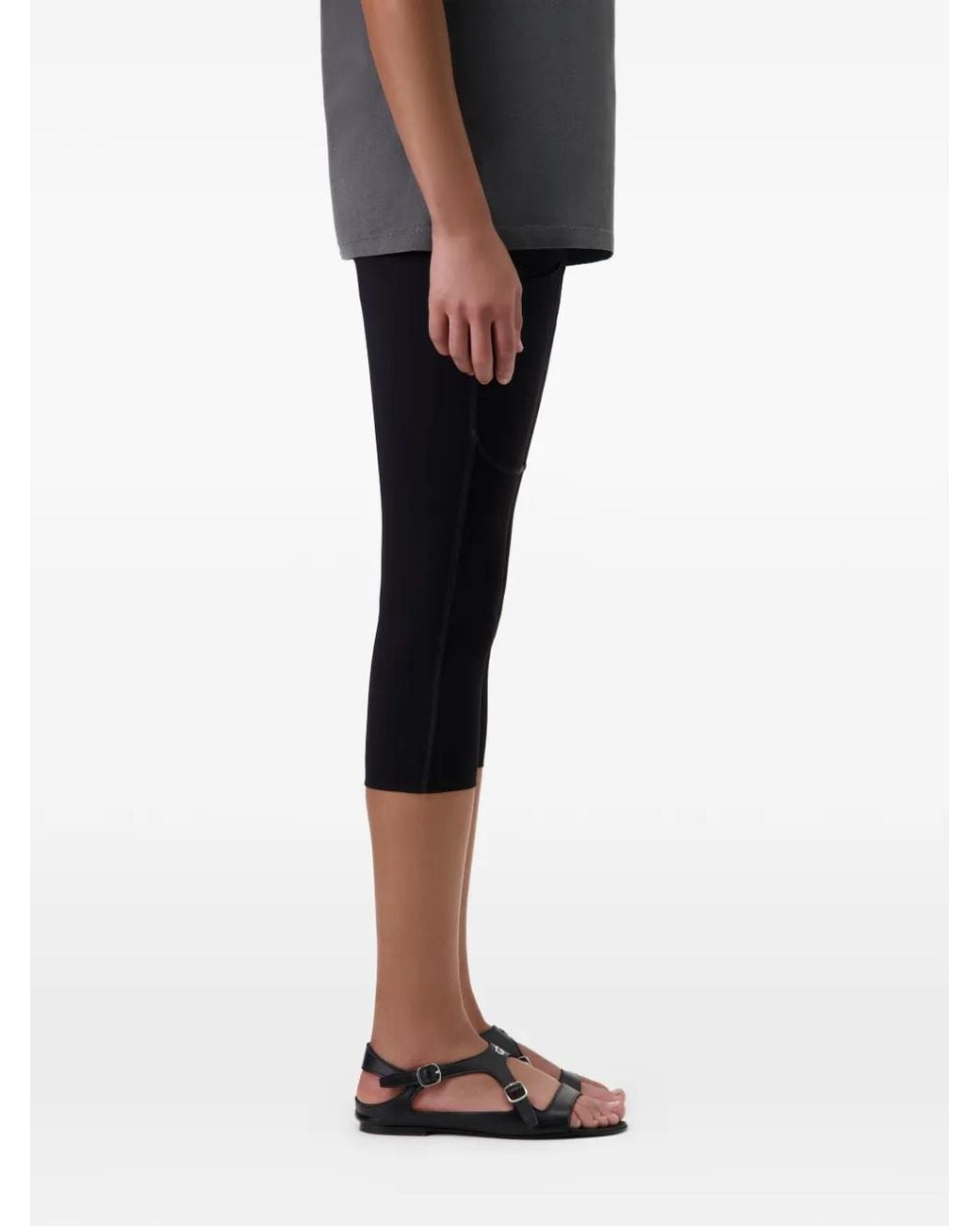 Coperni Black Buckle-On Leather Sandals