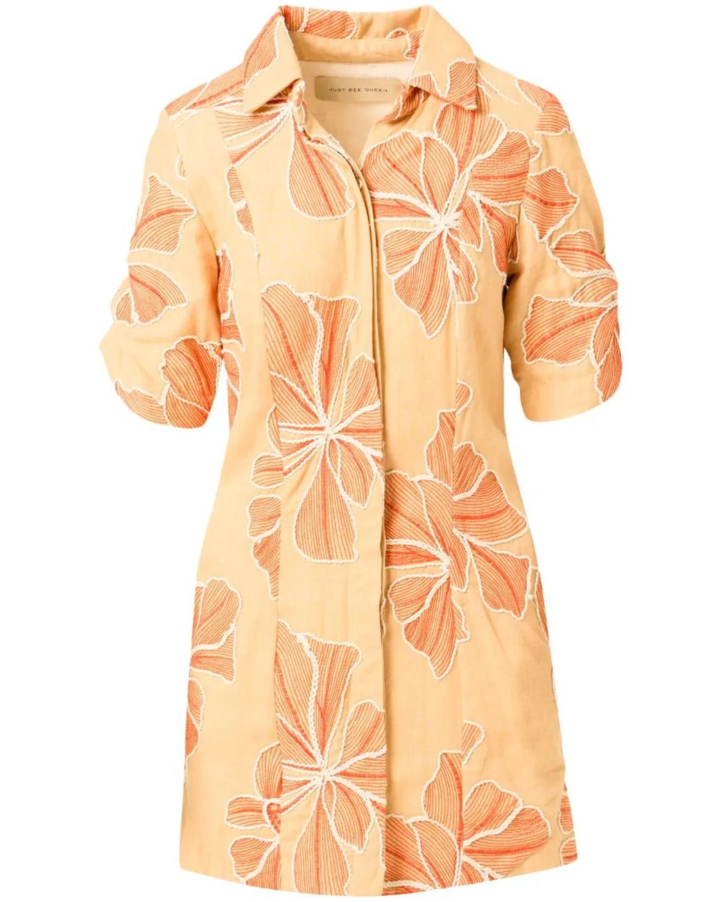 JBQ Orange Robe Courte Ginger