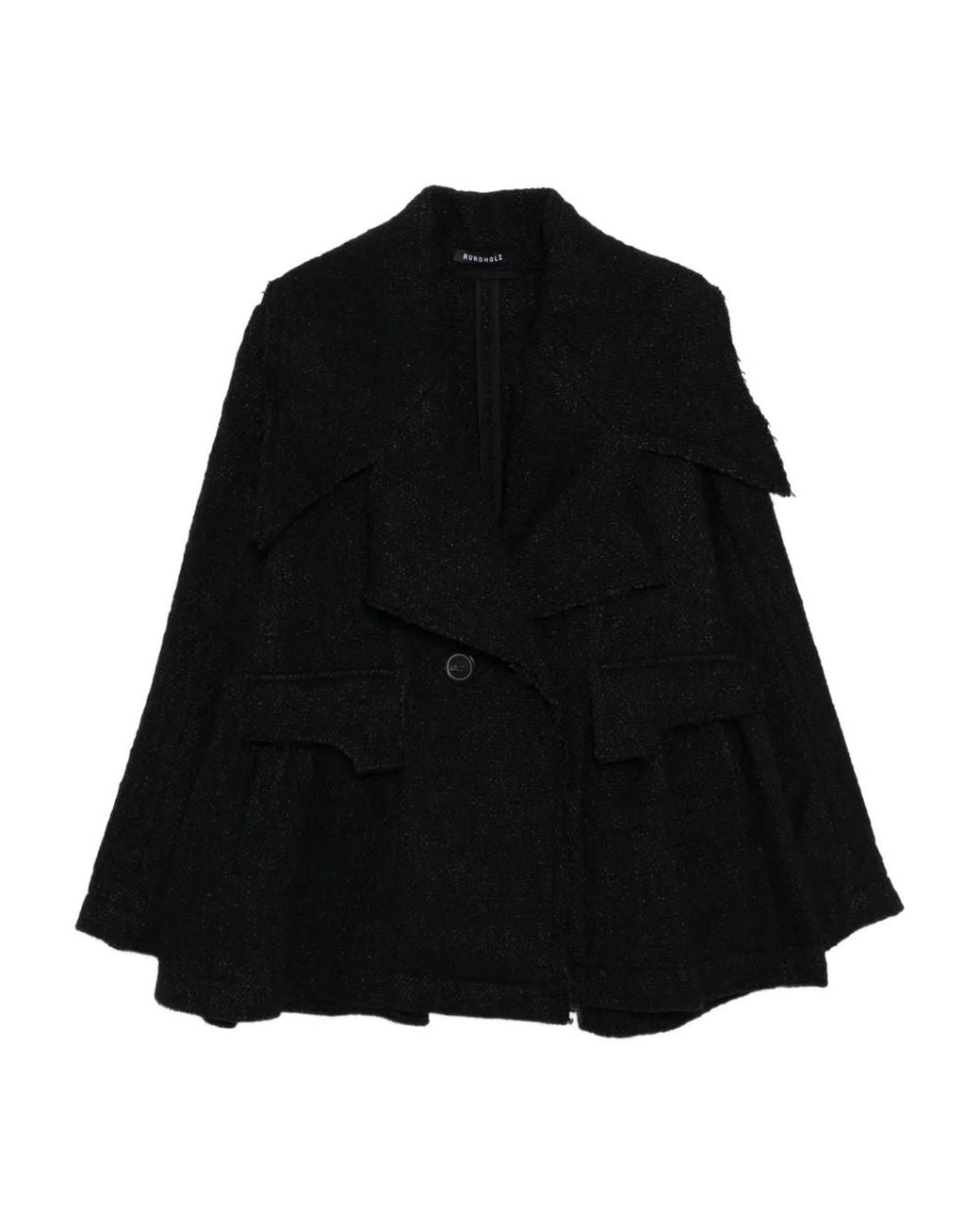 Rundholz Black Double-Breasted Jacket