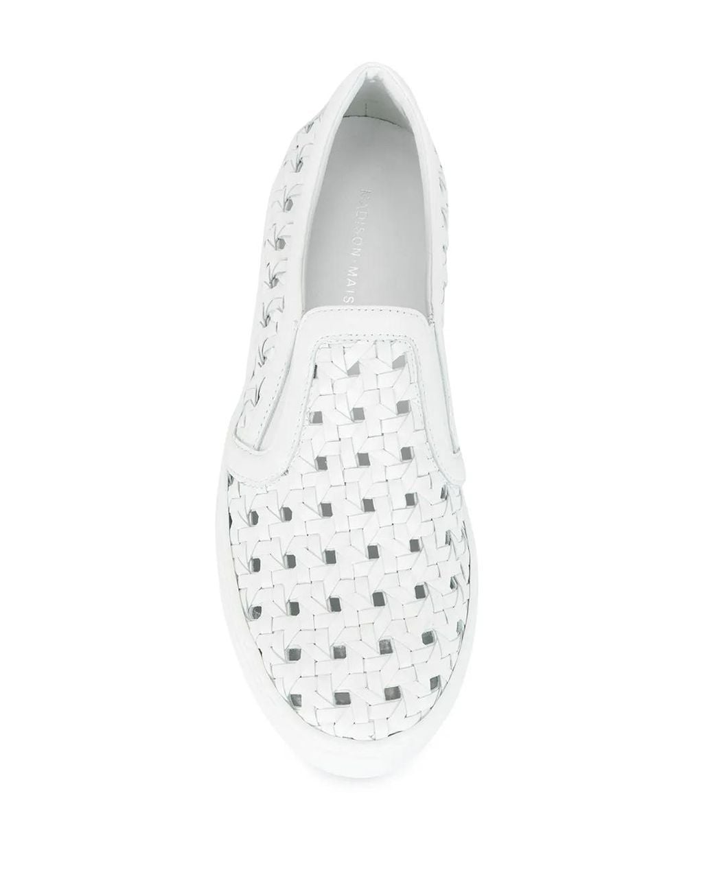 Madison Maison White Gewebte 25Mm Sneakers